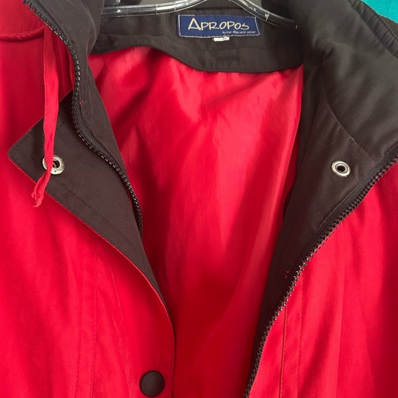 Y2K Apropos Red and Black Jacket XS - Picture 6 of 16